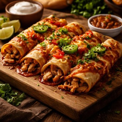 Image of Chicken Enchiladas Oamc
