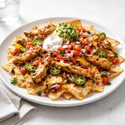 Image of Chicken Fajita Nachos Supreme