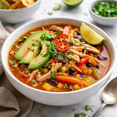 Image of Chicken Fajita Soup