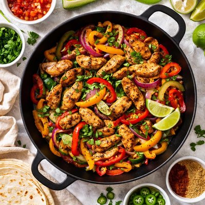 Image of Chicken Fajita Stir Fry with Peppers