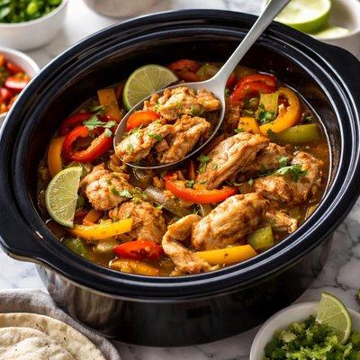 Image of Chicken Fajitas Crock Pot