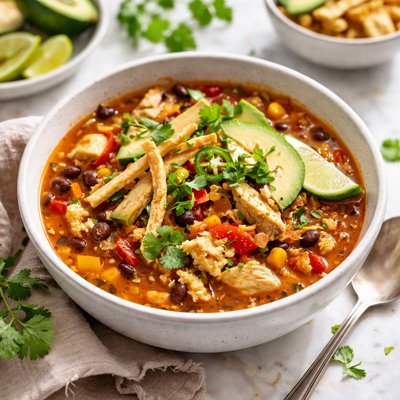Image of Chicken Fajitas Soup