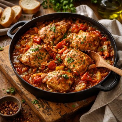 Image of Chicken Fennel and Tomato Ragout