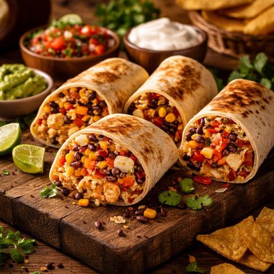 Image of Chicken Fiesta Burritos