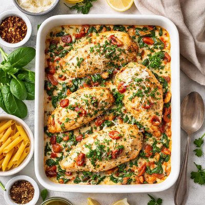 Image of Chicken Florentine Casserole