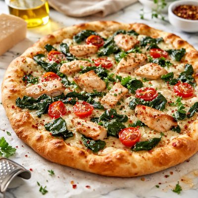 Image of Chicken Florentine Pizza