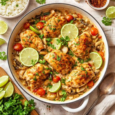 Image of Chicken Fricassee with Lime