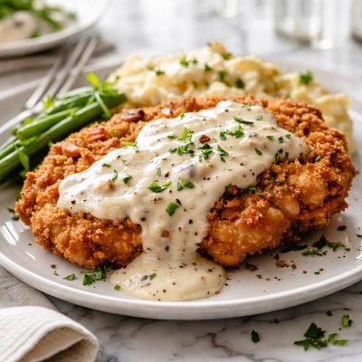 Image of Chicken Fried Chicken with Country Gravy