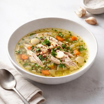 Image of Chicken Garlic Soup