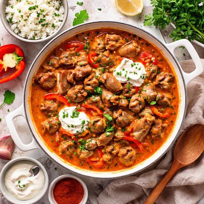 Image of Chicken Gizzard Paprikash