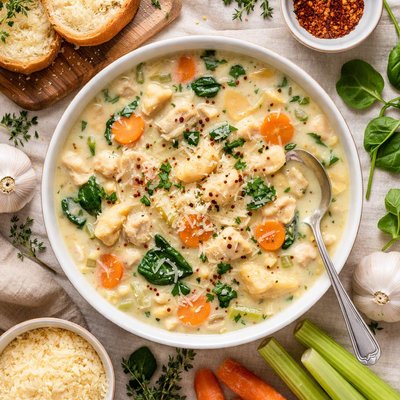 Image of Chicken Gnocchi Soup Ala Olive Garden