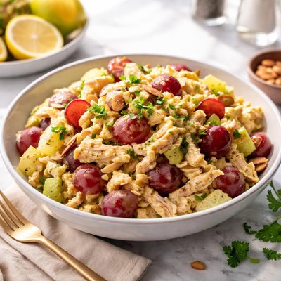 Image of Chicken Grape and Curry Salad