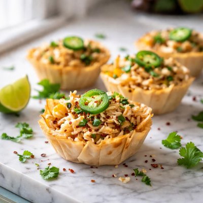 Image of Chicken Green Chilies Cheese Cups