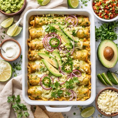 Image of Chicken Green Enchiladas