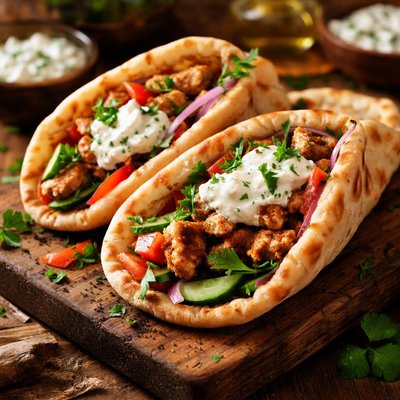 Image of Whole30 Chicken Gyros
