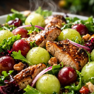 Image of Chicken Honeydew and Grape Salad