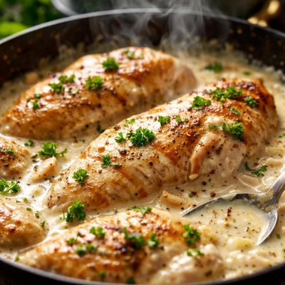 Image of Chicken in Cream Sauce