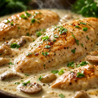 Image of Chicken in Cream Sauce Volaille a La Crme