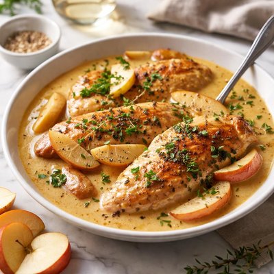 Image of Chicken in Creamy Applesauce