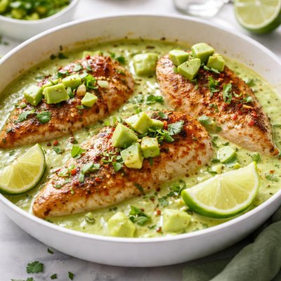 Image of Chicken in Creamy Avocado Sauce