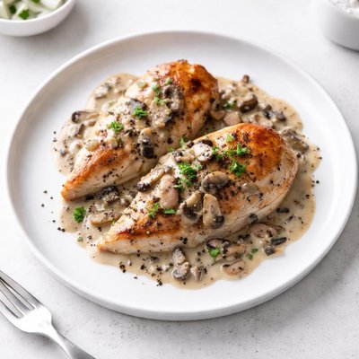 Image of Chicken in Creamy Mushroom Sauce
