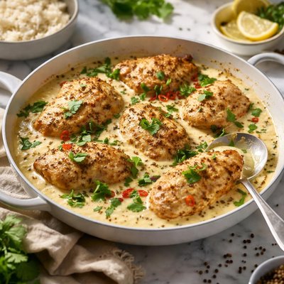 Image of Chicken in Creamy Yoghurt Sauce