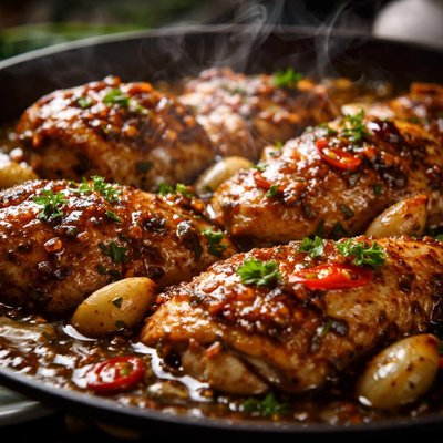 Image of Chicken in Garlic Vinegar Sauce