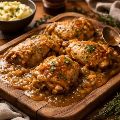 Image of Chicken in Gravy