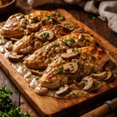 Image of Chicken in Mushroom Gravy