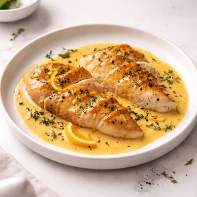 Image of Chicken in Orange Cream Low Carb Diabetic