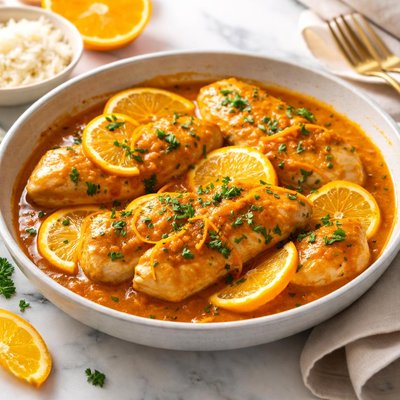 Image of Chicken in Orange Sauce