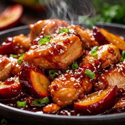 Image of Chicken in Plum Sauce