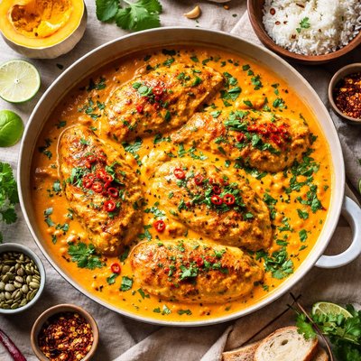 Image of Chicken in Pumpkin Sauce