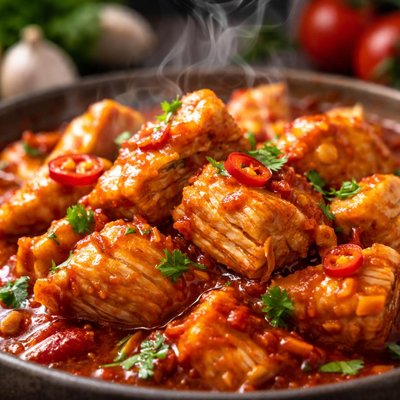 Image of Chicken in Red Sauce