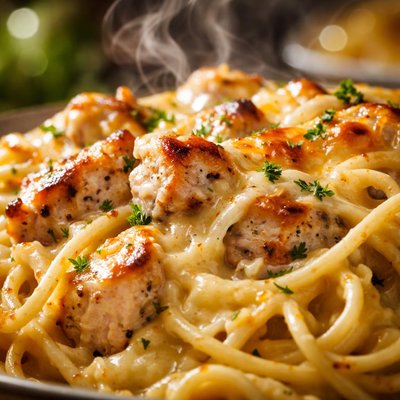 Image of Chicken in Spaghetti Au Gratin
