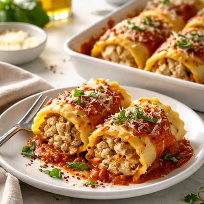Image of Chicken Lasagna Roll Ups