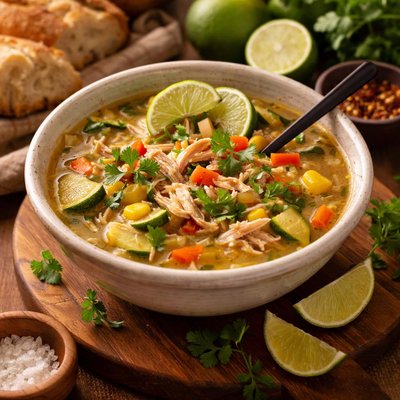 Image of Chicken Lime Vegetable Soup