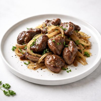 Image of Chicken Liver and Onions