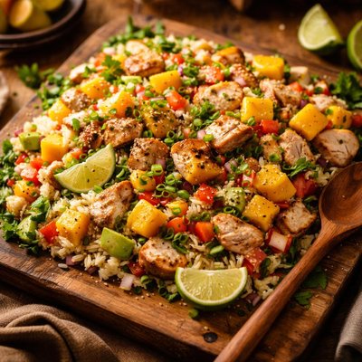 Image of Chicken Mango and Rice Salad