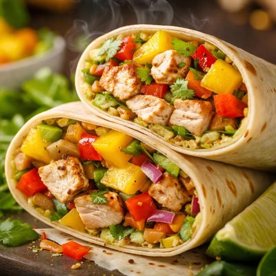 Image of Chicken Mango Salsa Wraps