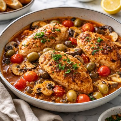 Image of Chicken Marengo with Mushrooms