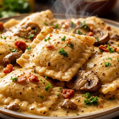 Image of Chicken Marsala Ravioli