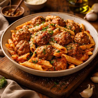 Image of Chicken Meatball Penne