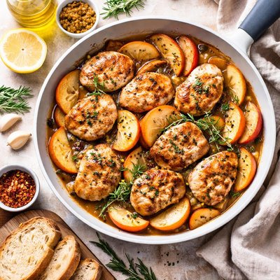 Image of Chicken Medallions with Apples