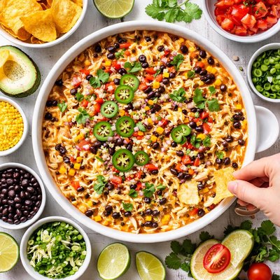 Image of Chicken Mexican Dip Super Easy