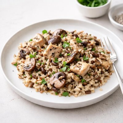 Image of Chicken Mushroom and Wild Rice Casserole