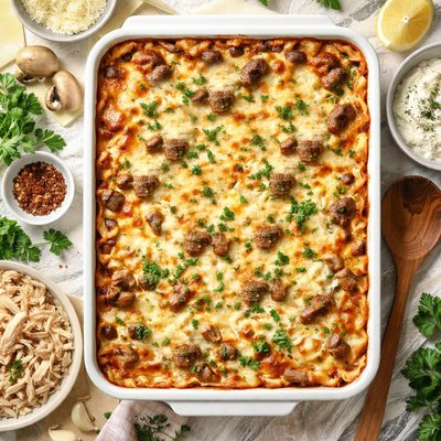 Image of Chicken Mushroom Lasagna