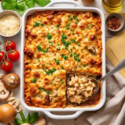 Image of Chicken Mushroom Lasagne