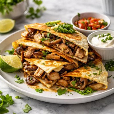 Image of Chicken Mushroom Quesadilla