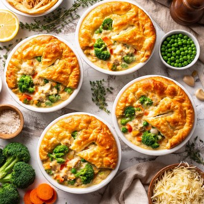 Image of Chicken N Broccoli Pot Pies